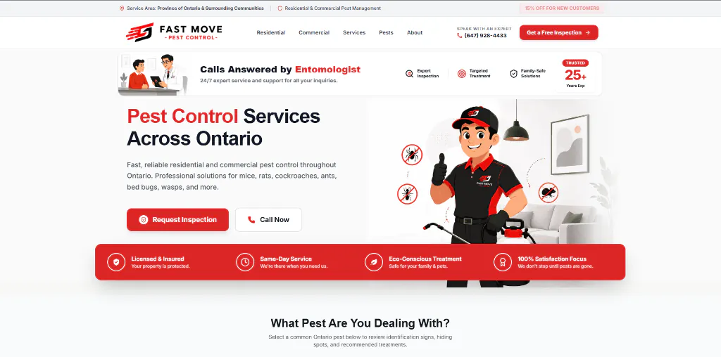 Fast Move Pest Control